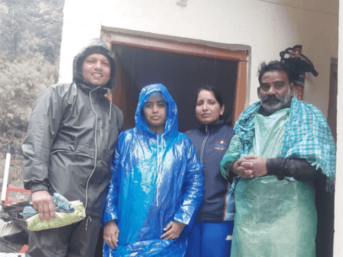 Deteriorated health of female devotee, taken to hospital by police