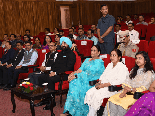 Program organized on the occasion of Maharashtra and Gujarat State Foundation Day
