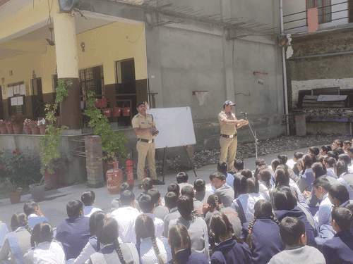 Fire awareness program organized by Fire Unit Barkot