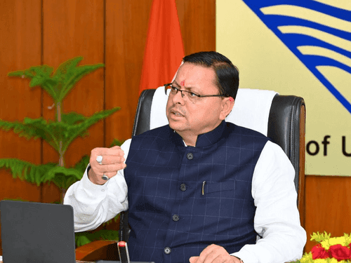 CM Dhami held a review meeting of Education, Skill Development and Sports Department