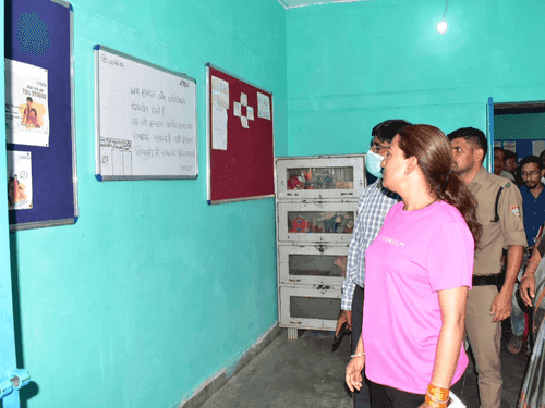 Minister Rekha Arya reached Roshanabad (Haridwar) and inspected the state children's home