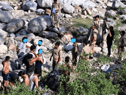 Action taken against those who created ruckus after drinking alcohol in Maldevta Song River