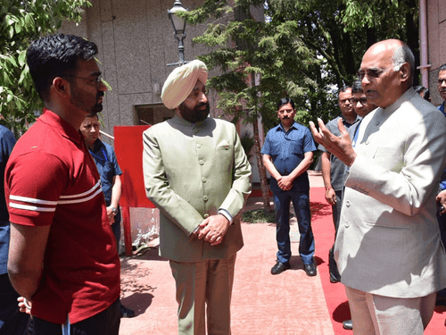 Former President and Governor Gurmit Singh participated in 'Vipassana' camp program