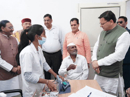 CM Dhami inaugurated the registration office cum transit camp