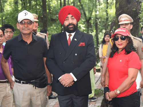 Governor Gurmit Singh inaugurated the "Governors Cup Golf Tournament"