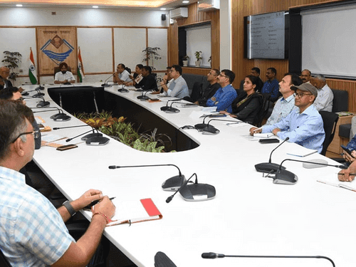 Meeting was organized regarding the organization of 38th National Games