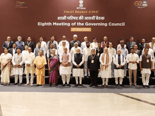 CM Dhami participated in the 8th meeting of Governing Council of NITI Aayog