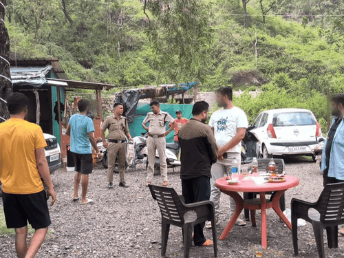 Action taken on consumption of drugs at tourist places