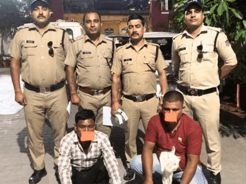 02 accused arrested while smuggling illegal drugs