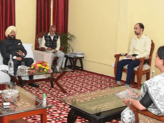 Governor Gurmit Singh holds meeting with Deans and Directors of Kumaun University