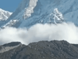Avalanche came again in Kedarnath