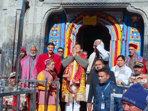 CM Dhami visited Baba Kedar on completion of 10 years of disaster