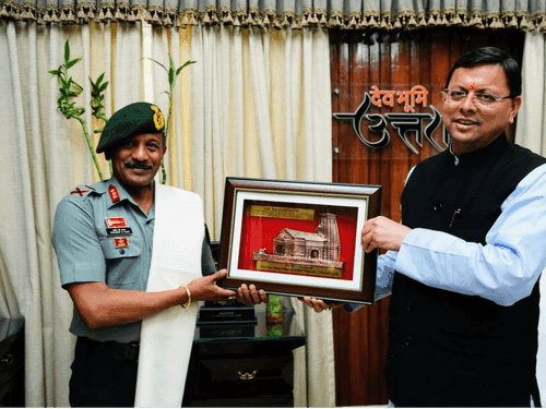 Director General of Assam Rifles met CM Dhami