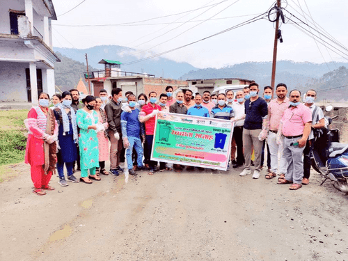 Officer-employee of Animal Husbandry Department participated in cleanliness campaign