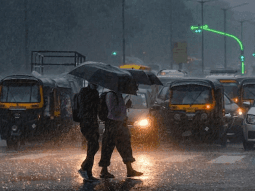 Orange alert of rain in all the hilly districts of the state