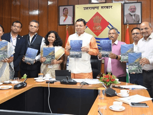 CM Dhami held a review meeting with officials