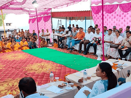Ratri Choupal was organized in Government Primary School Sarimalli