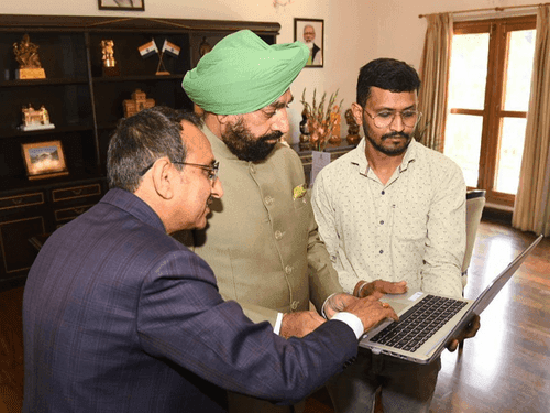 Governor Gurmit Singh inaugurated ERP portal