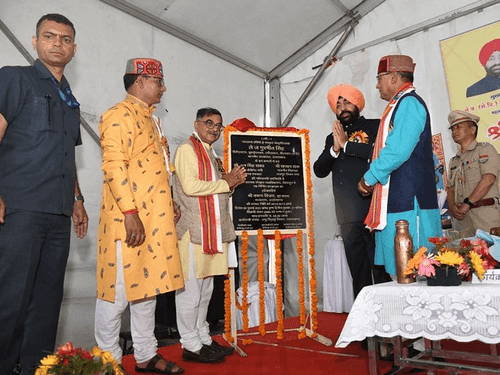 Governor Gurmit Singh inaugurated the newly constructed hostel building of Shri Shivnath Sanskrit College