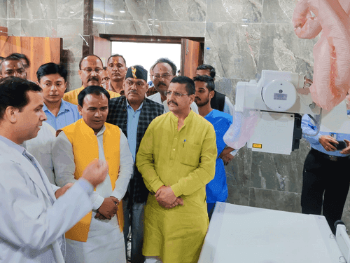 Health Minister Dr. Dhan Singh Rawat inaugurated various medical facilities at Government Base Hospital Almora