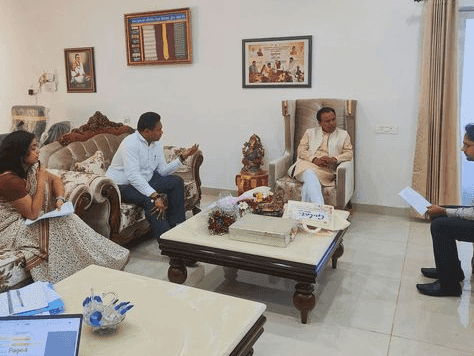 A review meeting was held regarding the preparations for the Health Ministers' Conference