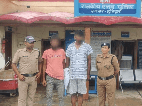 Haridwar Police arrested thieves who fled after snatching purse
