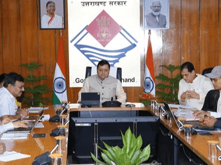 CM Dhami holds meeting regarding development of new township